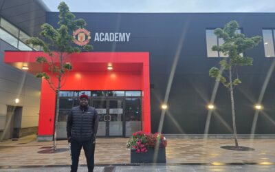 Coach Mike Visits Manchester United Academy
