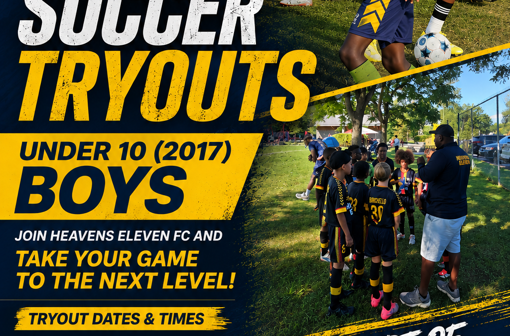 U10 (2017) Brampton Warriors Soccer Tryouts – 7v7 Elite Roster (2026 Season)